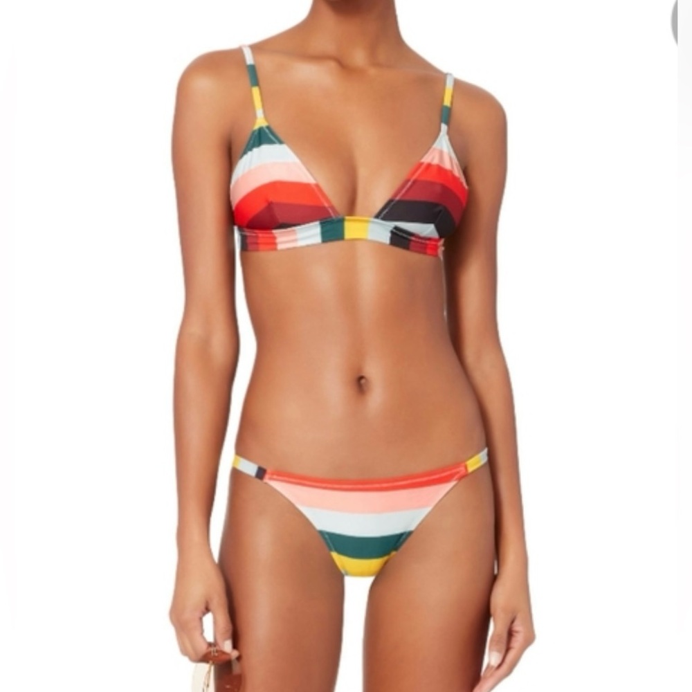 Solid and Striped bikini set in XS